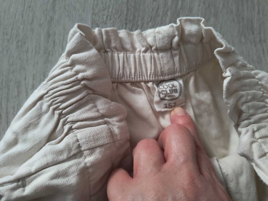 Nowe lniane spodnie Cool Club na 152 cm