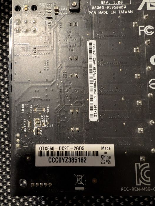 Asus GeForce GTX 660, 2GB GDDR5 (192 Bit), HDMI, DP