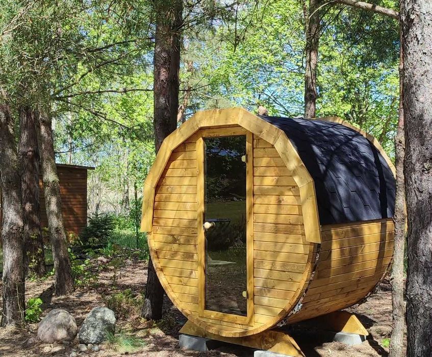 Sauna orodowa beczka 200x150 GOTOWA ! impregnowana