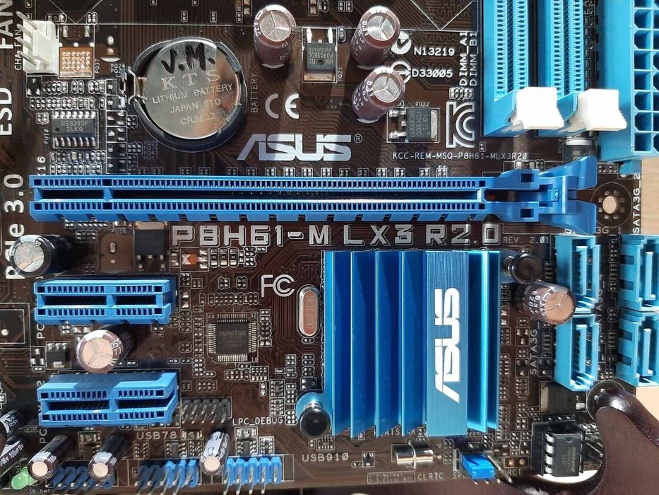 Материнські плати Asus P8H61-M LX3 R2.0, s1155, ddr3×2, mATX