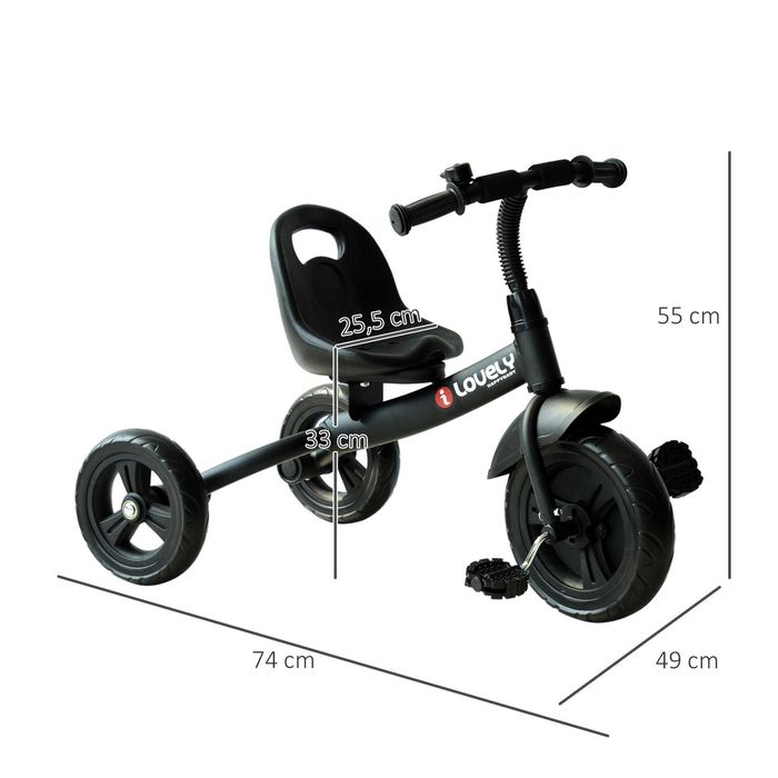 Triciclo criança Homcom