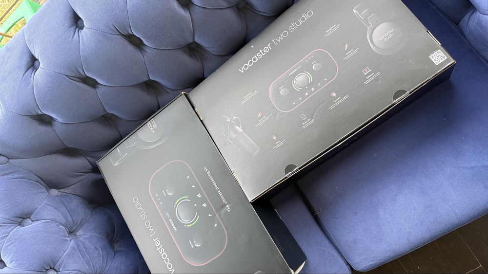 Focusrite Vocaster studio 2 zestaw do podcastow i wywiadow