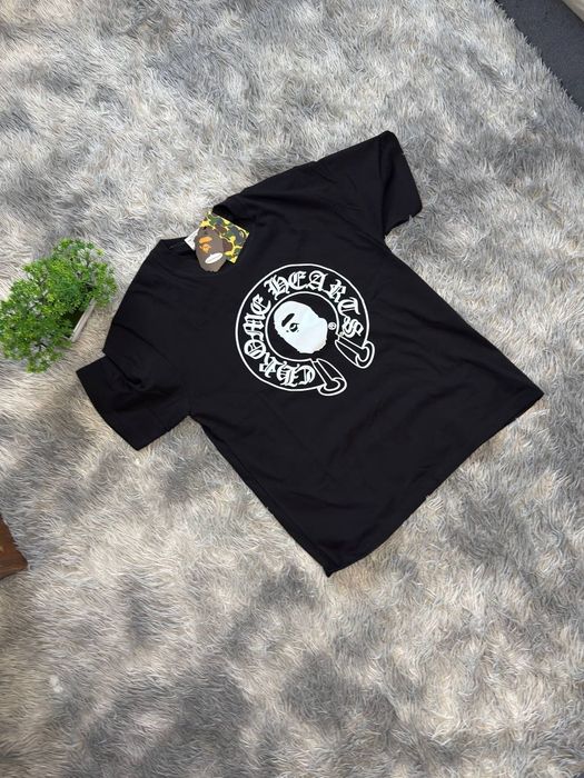 Футболка bape x chrome hearts