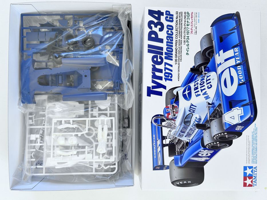Samochód Bolid Formuła 1 Tyrrell P34 Monaco GP Tamiya 20053
