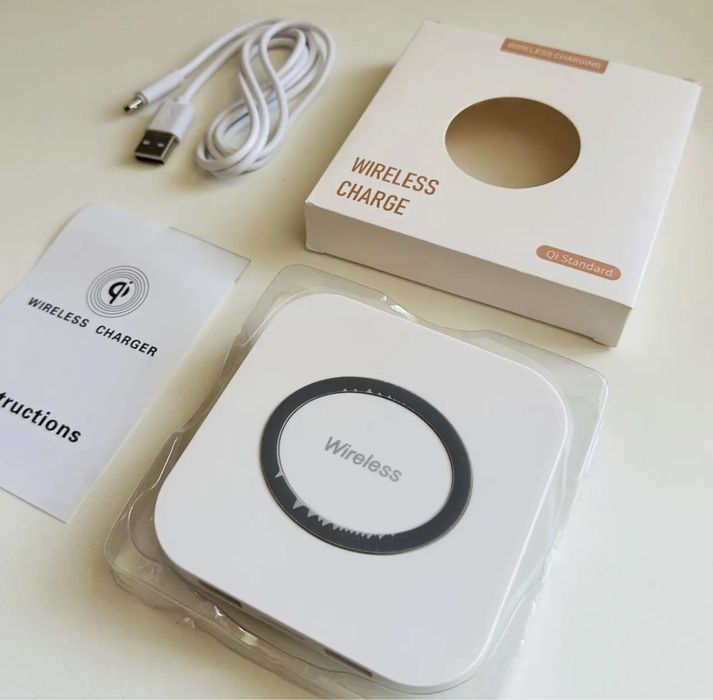 Бездротова швидка зарядка Qi Wireless 15W