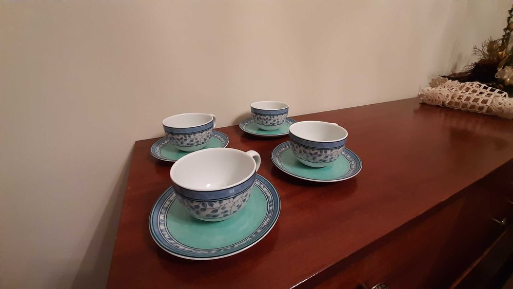 Serviço de chá de porcelana Roulette Susanne – SPAL