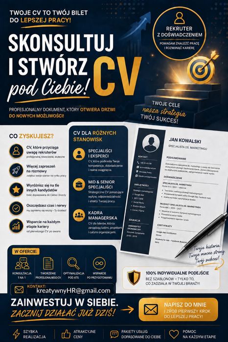 Pisanie cv / Przygotowanie do rozmowy rekrutacyjnej