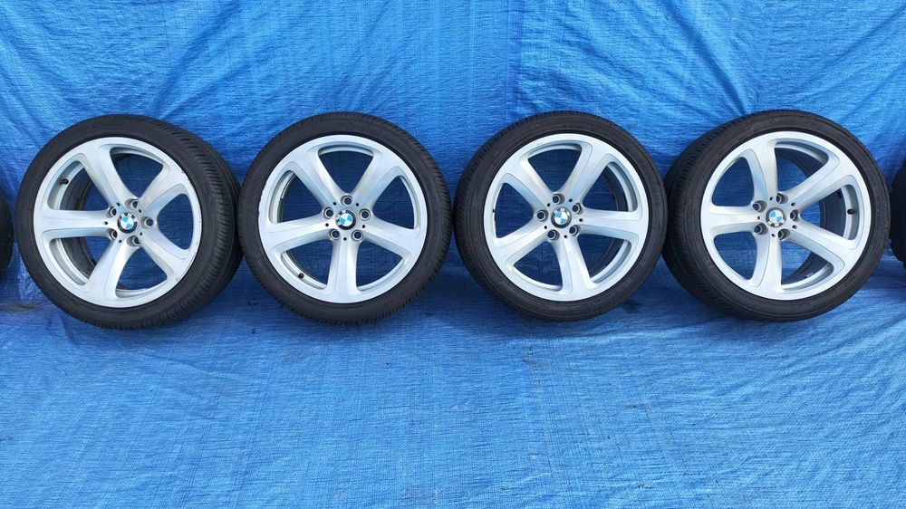 KOŁA FELGI ALUFELGI STYLING 249 5x120 8.5J 9J 19 ET14 ORYGINALNE 6777353 6777354 OPONY 245/40R19 275/35R19 BMW E63 E64 LCI LIFT