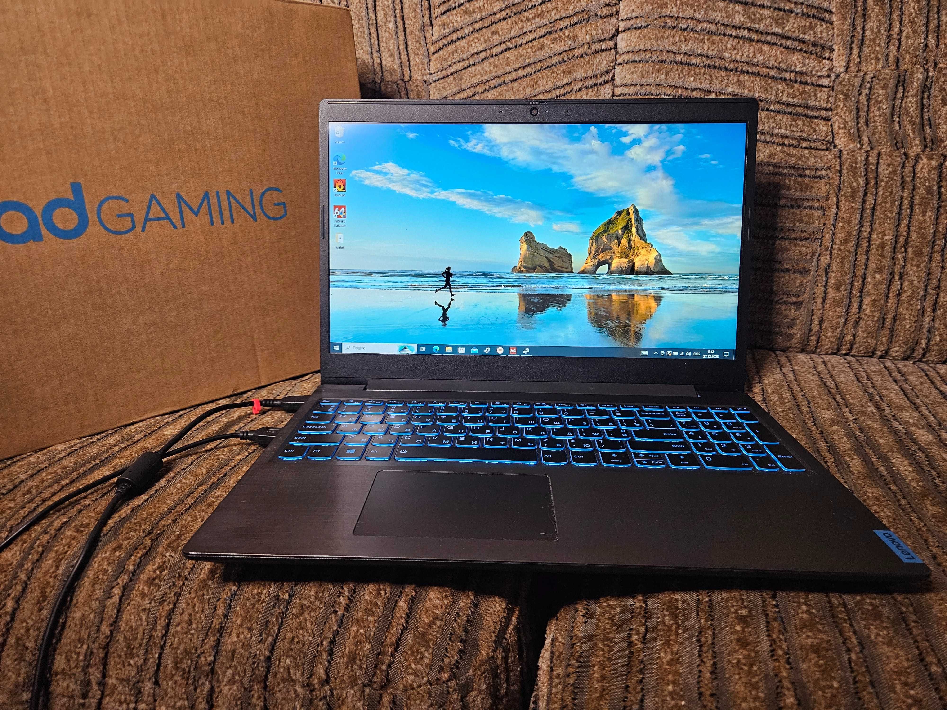 Игровой ноутбук GTX 1650 Lenovo L340-15IRH Gaming i5-9300H/8Gb/256SSD ...