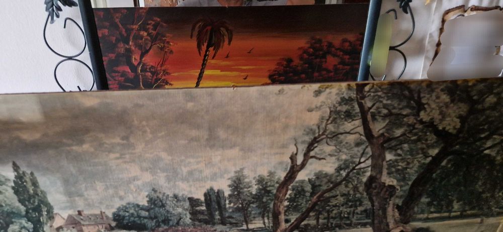 licitar tela pintada com + 50 anos