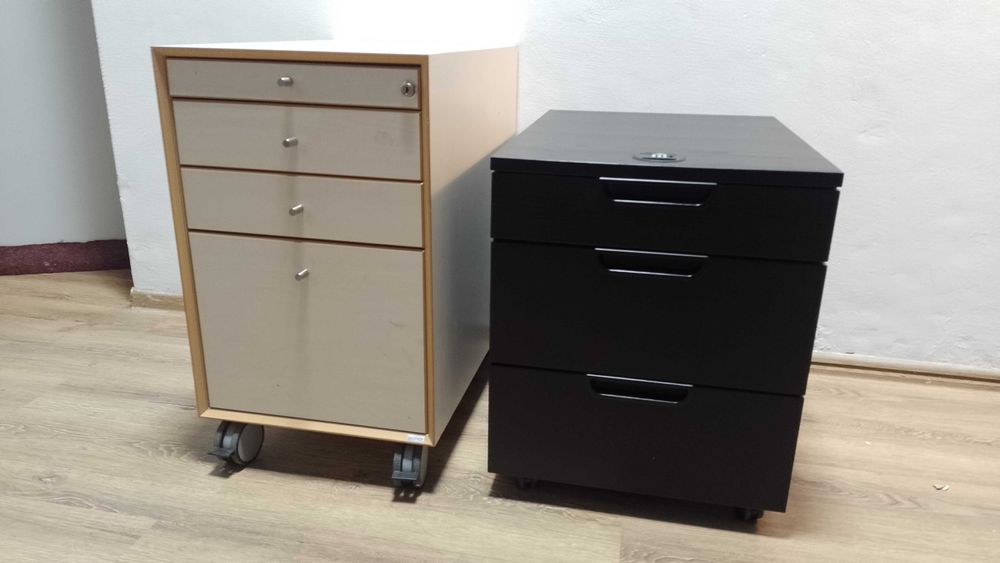 Kontenerek pod biurko ikea galant