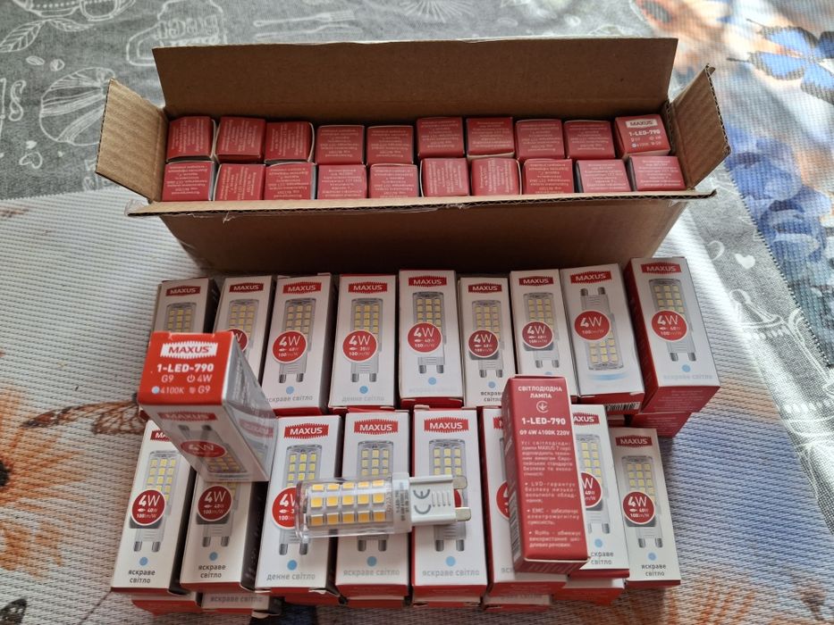 Лампочки Maxus G9 4w 4100k 220v