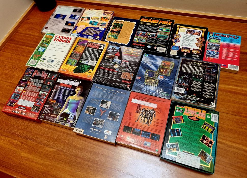 Jogos PC Big Box computador - Gabriel Knight Star Wars Grand Prix Monopoly
