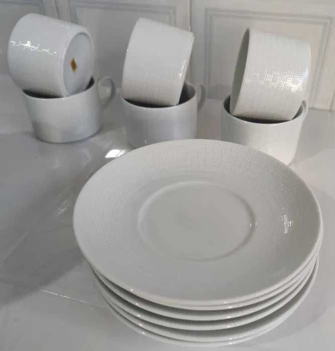 Conjunto de 6 chávenas de chá da marca Vista Alegre