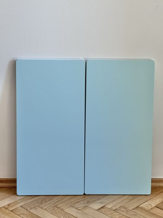 Drzwi ikea smastad / para turkusowe 60