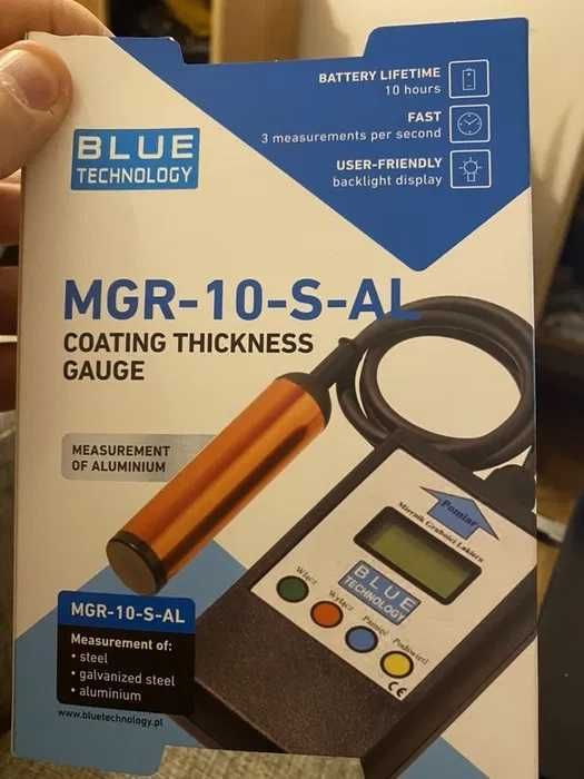 Miernik czujnik lakieru MGR-10-S-AL