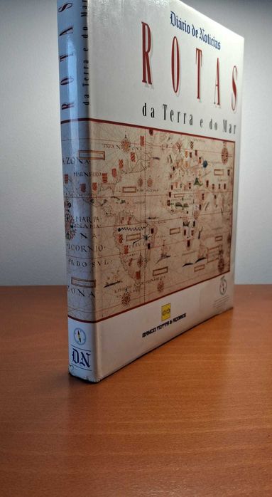 Livro Rotas da Terra e do Mar - Diário de Notícias - Descobrimentos Portugueses - Capa Dura