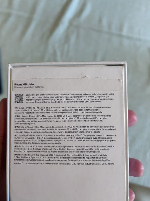 iPhone 16 Pro Max 256GB – Impecável | Bateria 98%