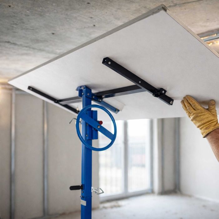 Podnośnik do płyt GK OSB karton gips 170-290 cm do 40 kg Mobilny