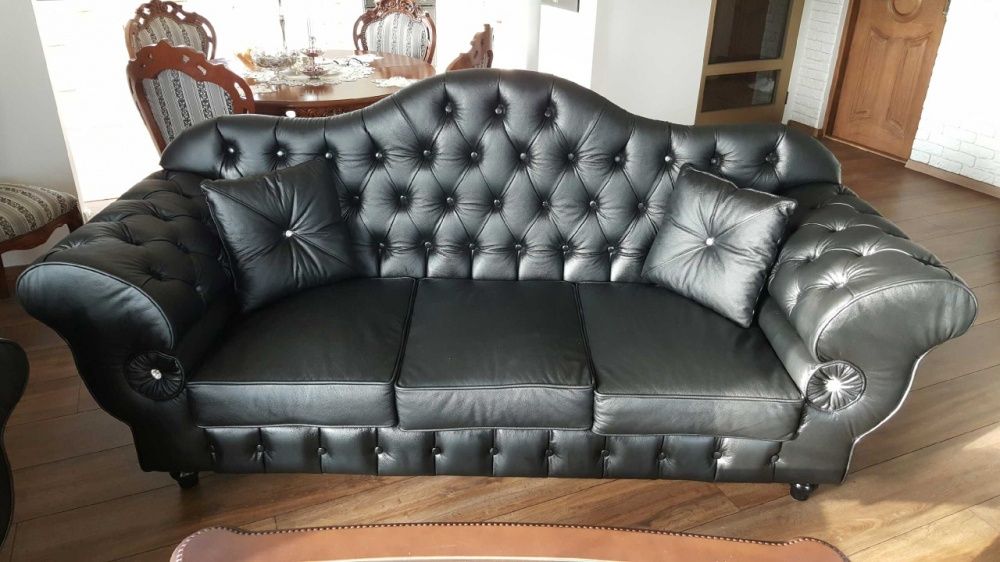 Chesterfield Preston skóra naturalna 100%