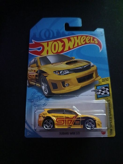 Hot Wheels Subaru WRX STI duża karta