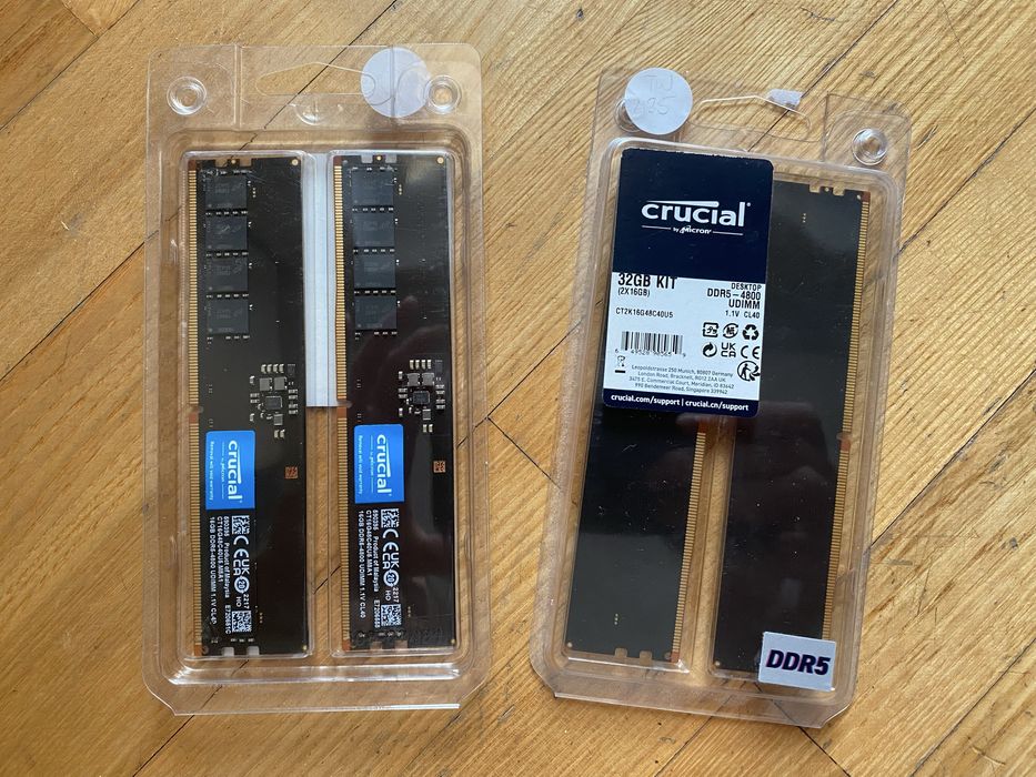crucial ddr5 2x16 4800 - Купить электронику - Цены на OLX.ua