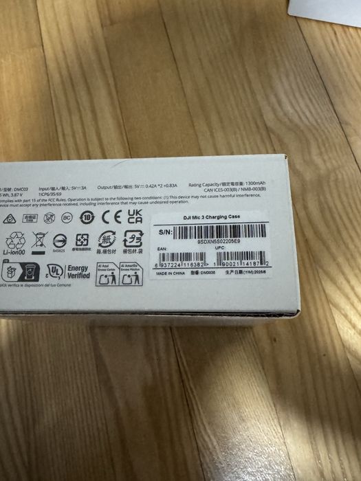 Зарядний Кейс Dji Mic 3 Charging Case Запакований