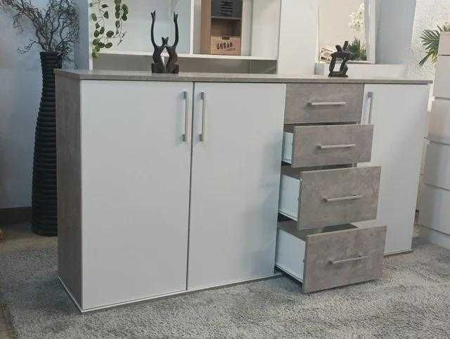 Cómoda com 3 portas e 4 gavetas - envio gratis