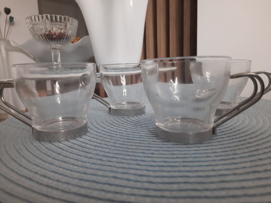 Filiżanka do kawy mała Włochy Italy Vitrosax lata 70 vintage