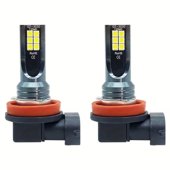 Zarówki LED 12v 24w 6000 K DRL H8 H9 H11 przeciwmgielne jazda dzienna