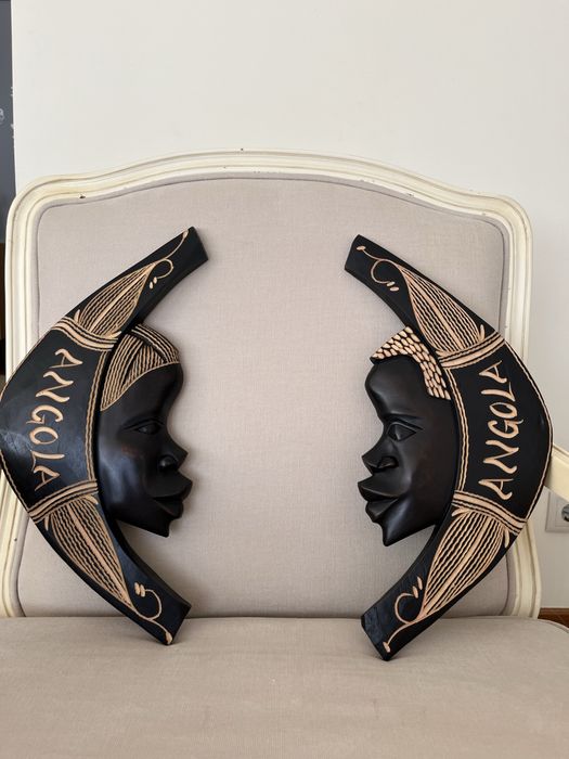 Escultuas de parede, arte africana