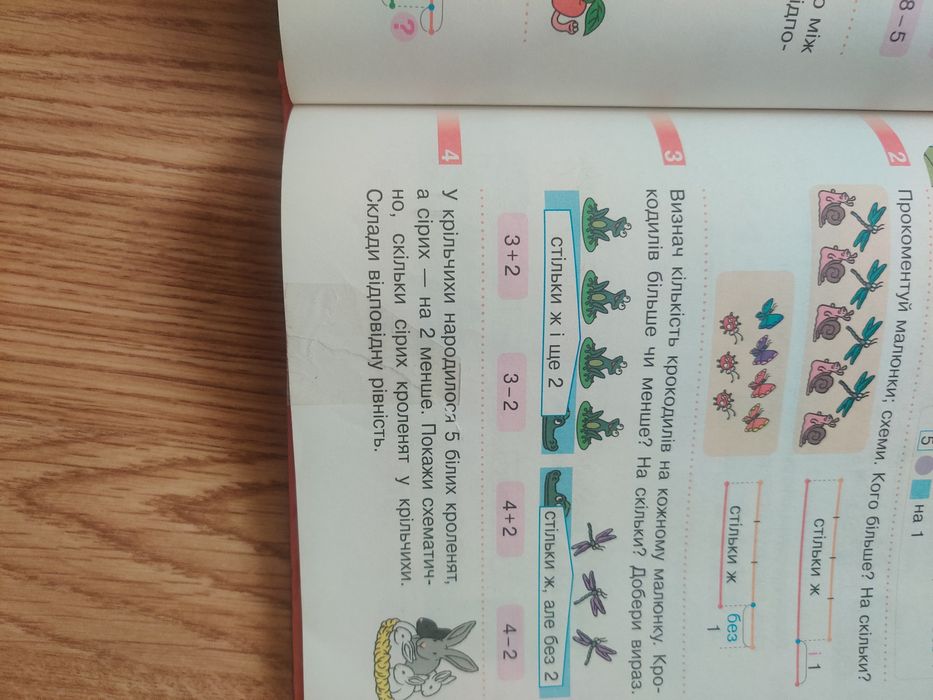 Математика 1 клас