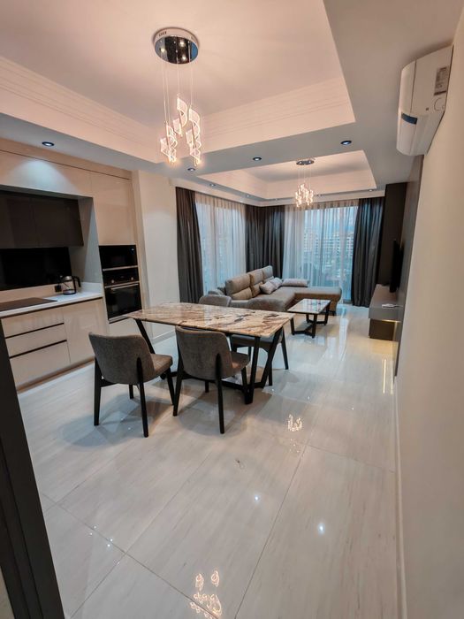 Аренда квартиры 1+1 в новом жилом комплeксe в Тюрклepе, Алaния I 47