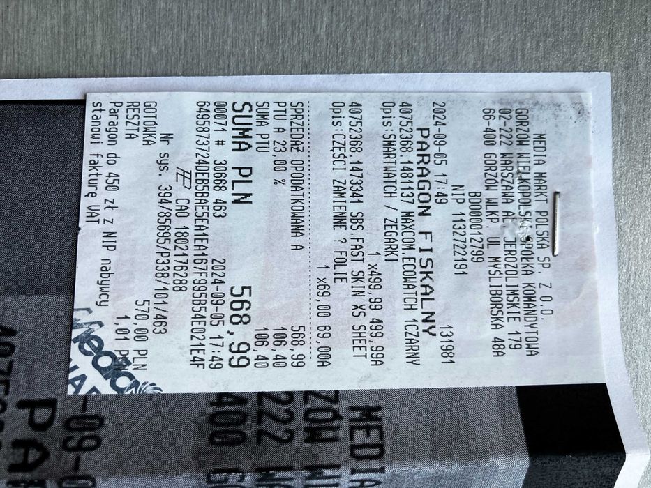 Smartwatch - MAXCOM ECOWATCH 1 - gwarancja!