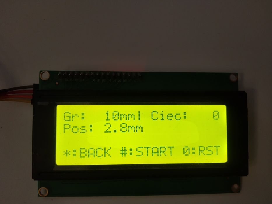 Sterownik wyskosci traka taśmowego