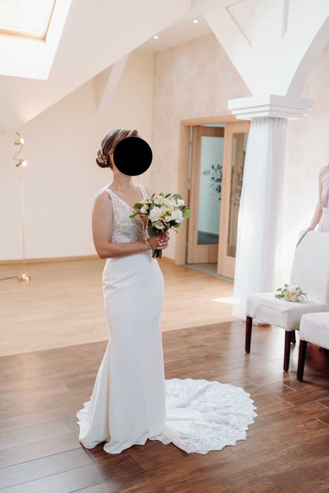 suknia ślubna rybka