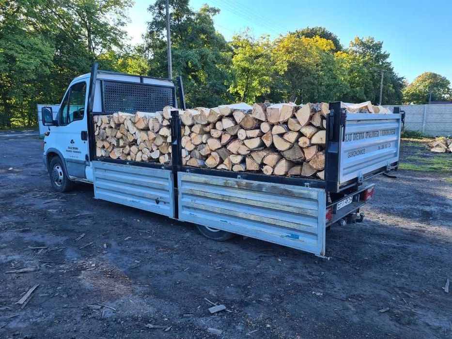 Drewno Opałowe Kominkowe Buk Grab Sezonowany Transport