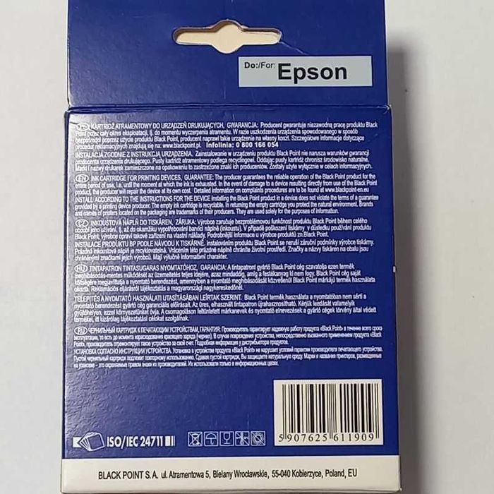 TUSZ CZARNY Black Point Epson T0711