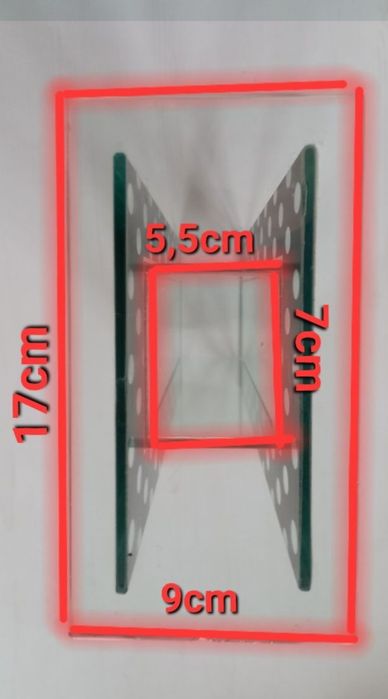 Wazon glamour designerski lustrzany Lux wysokość 45cm Made in U.S.A