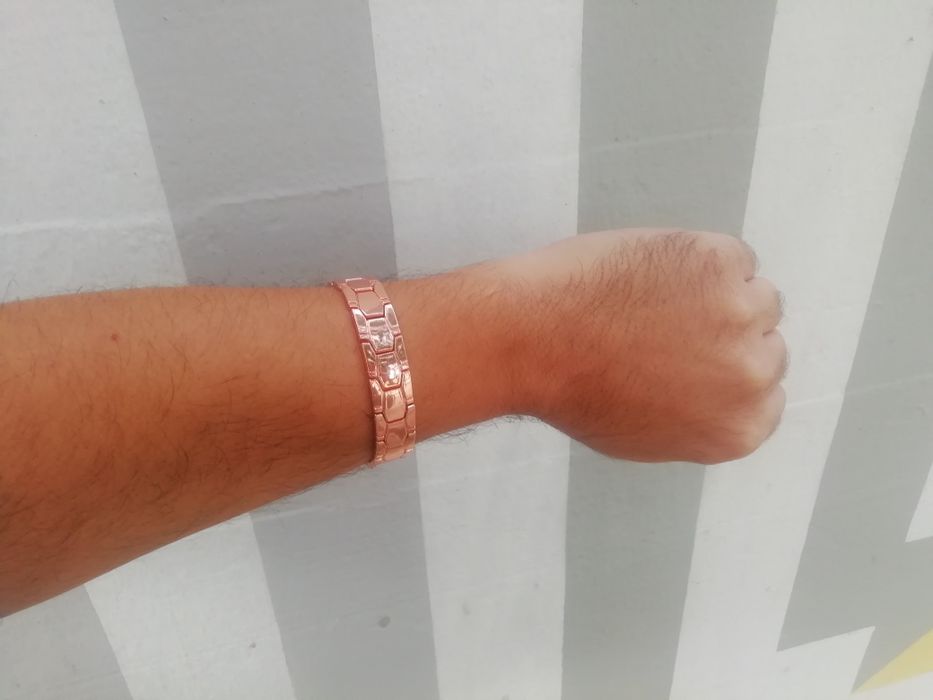 Pulseira Equilíbrio, Bio-Saúde (Nova) Rosada