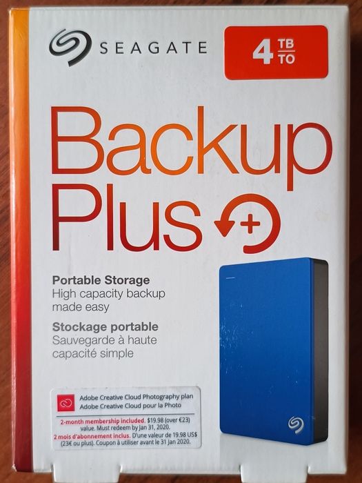 HDD Зовнішній жорсткий диск, вінчестер Seagate 4 Tb