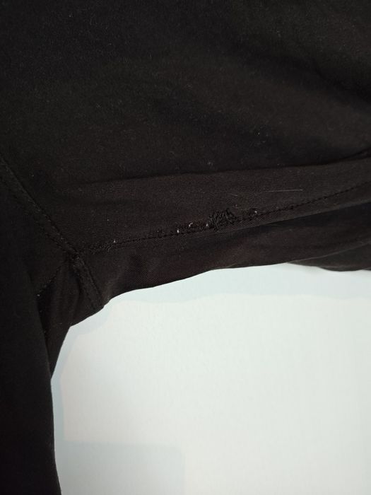 Legginsy z srebrnymi bokami wygodne XXL