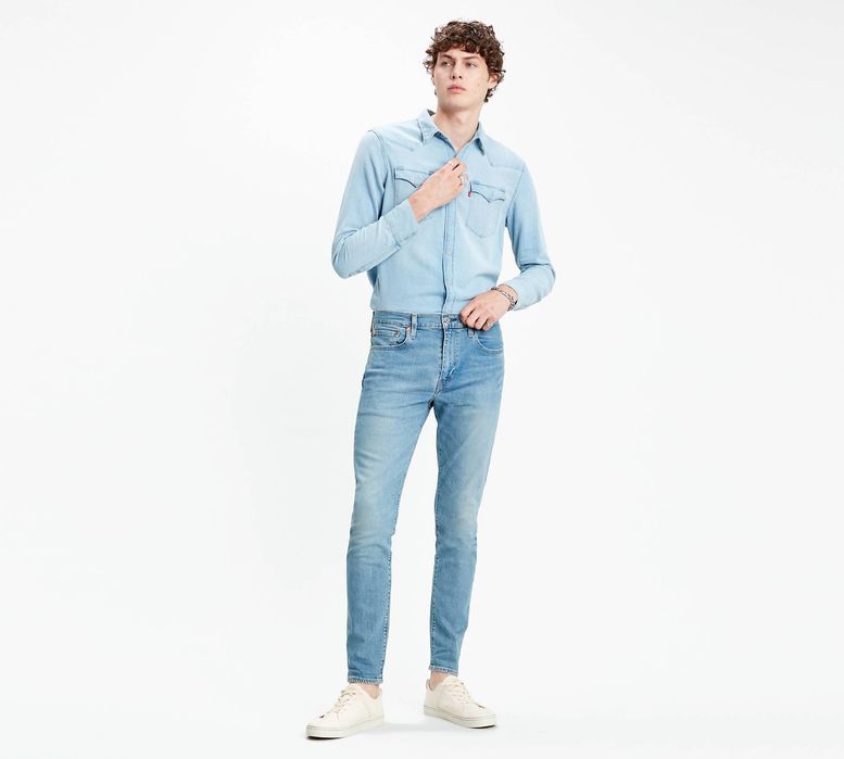 Jeansy ze zwężaną nogawką, niebieski  Levi's 512 SLIM 29/30