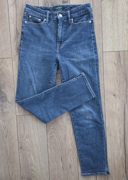 Jeansy ralph lauren spodnie damskie niebieskie S 36
