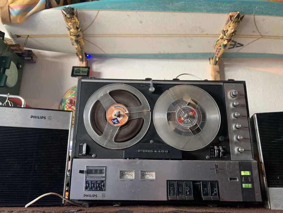 Gravadore/leitor  esterio de bobina a bobina Philips Stereo 4408