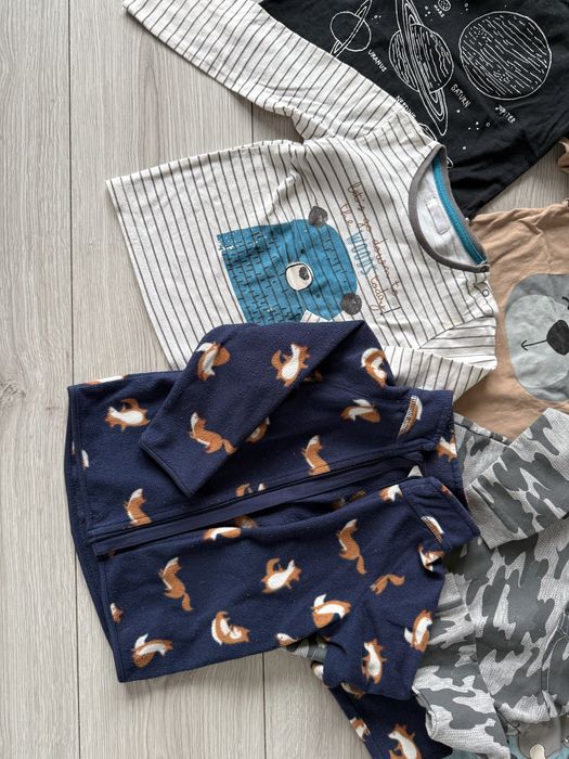 Bluzy bluzki dla chłopca 92 komplet zestaw paczka