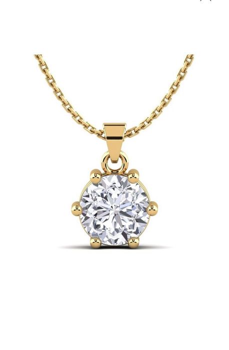 Zawieszka złota diament/moissanit-Okazja!