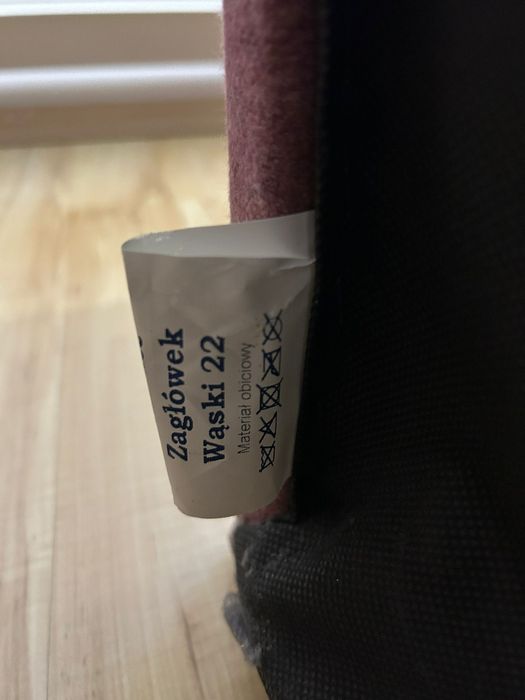 Łóżko podwójne tapicerowane