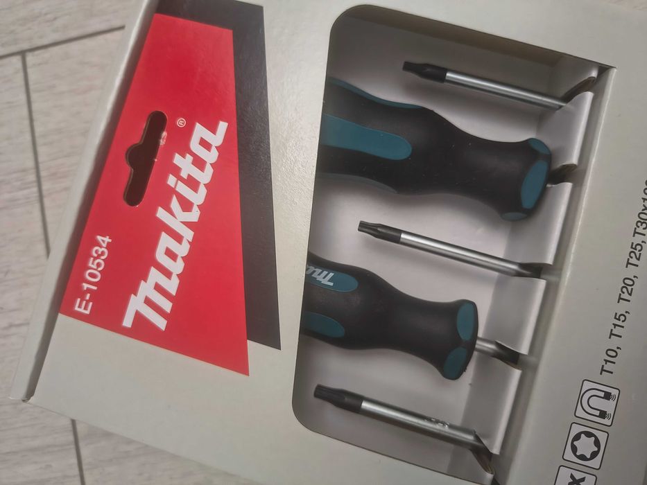 Makita zestaw wkrętakòw typu TORX E-10534. NOW