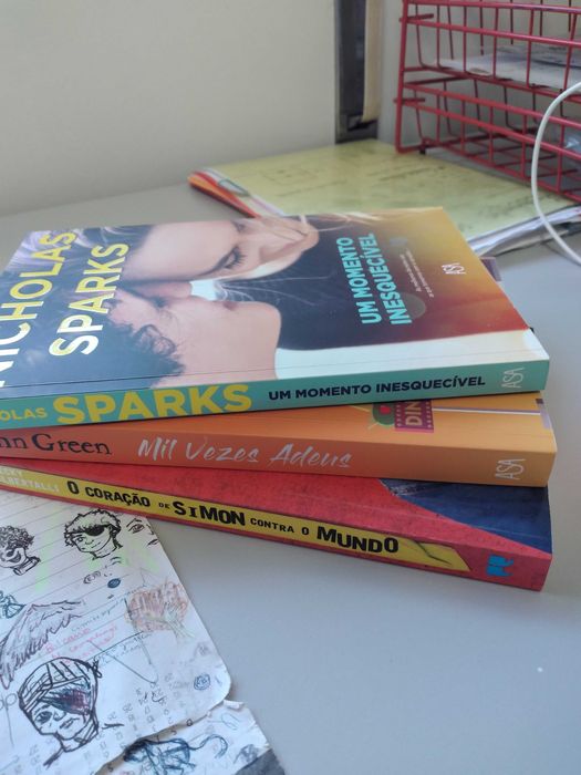 Livros Bestsellers, YA, Romance -Nicholas Sparks, John Green,..